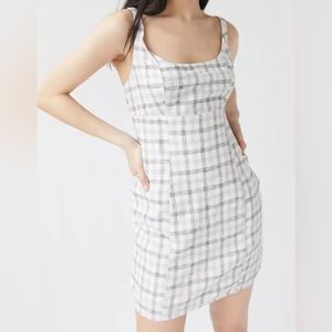 UO Winona Linen Mini Dress